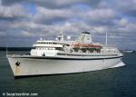 ID 1453 ITALIA PRIMA (1948/16144grt/IMO 5383304, ex-ITALIA, FRIDTJOF NANSEN, VOLKER, VOLKERFREUNDSCHAFT, STOCKHOLM. Renamed VALTUR PRIMA, then CARIBE, then ATHENA, THEN azores, THEN astoria), Southampton, UK....